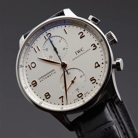 iwc watch portuguese price|pre owned iwc portuguese chronograph.